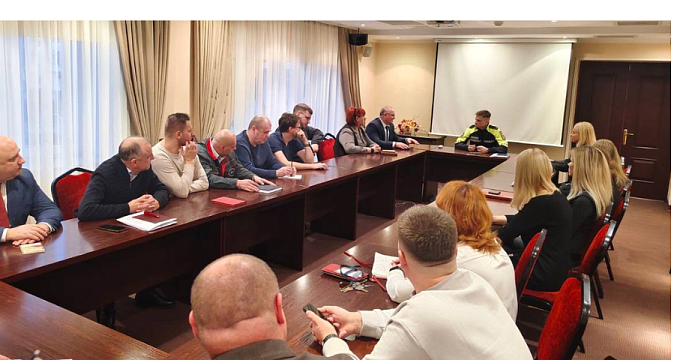 В отеле «Минск» 1.12.2025 прошел Единый день безопасности дорожного движения в зимний период