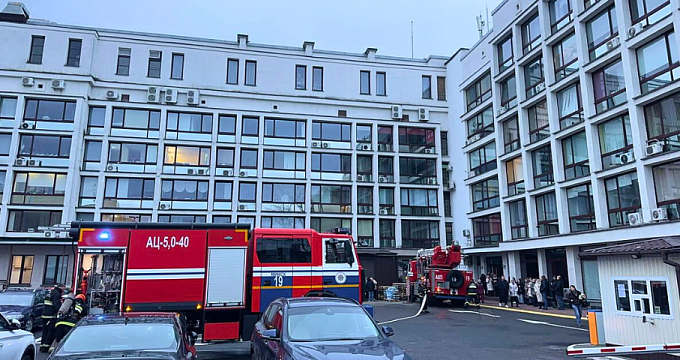 В отеле «Минск» прошли масштабные учения по пожарной безопасности