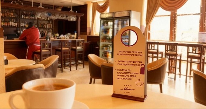Откажитесь от уборки номера — получите кофе в подарок! 